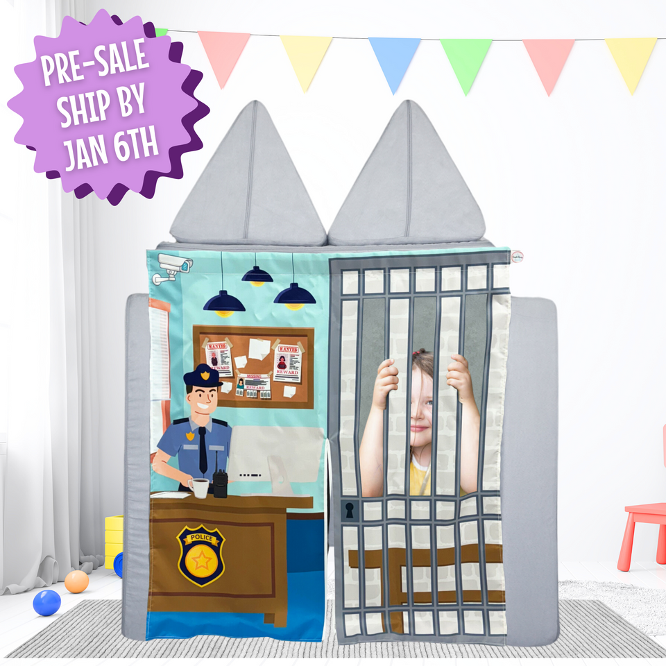 PRE-SALE - Police Station Play Panel - WILL SHIP BY JANUARY 6th 2025