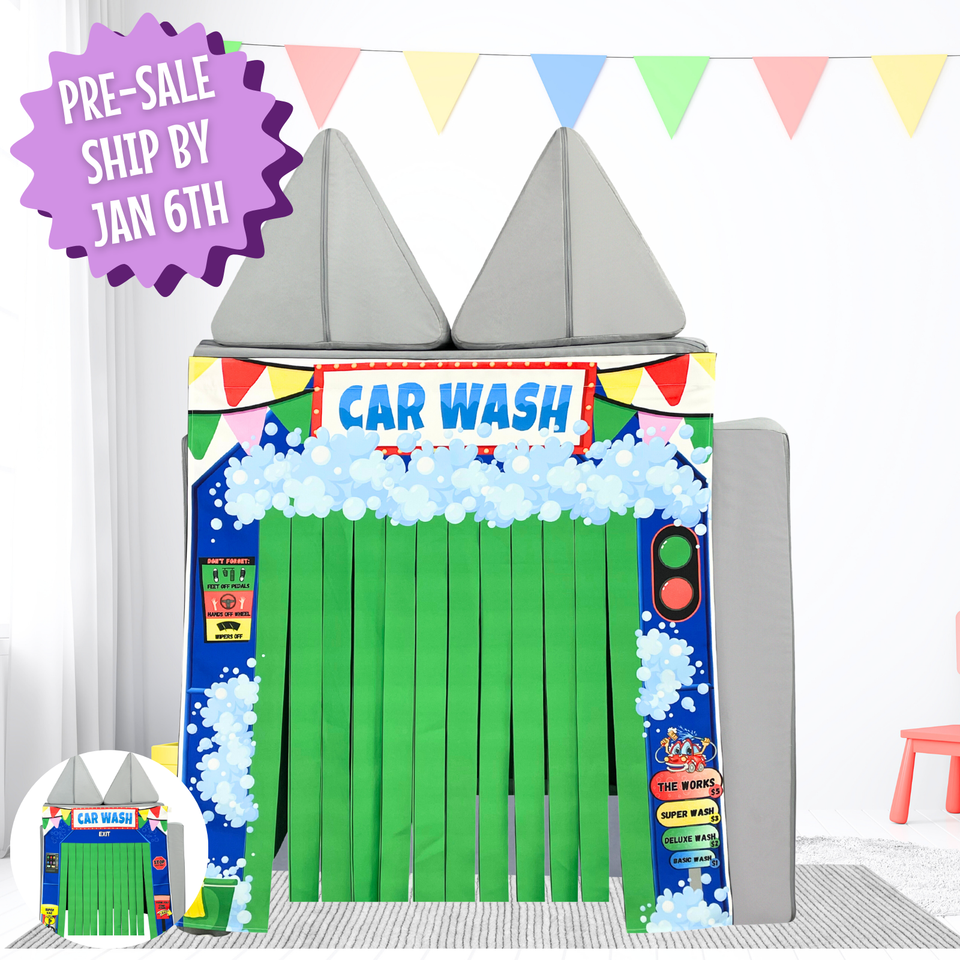 PRE-SALE - Double Car Wash Play Panel - WILL SHIP BY JANUARY 6th 2025