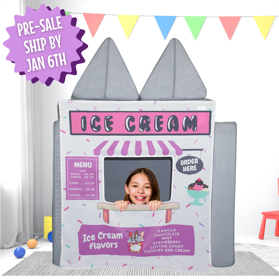 PRE-SALE - Ice Cream Shop Play Panel - WILL SHIP BY JANUARY 6th 2025